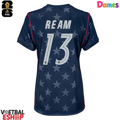 Verenigde Staten Tim Ream #13 Uit tenue Dames WK 2026 Korte Mouw