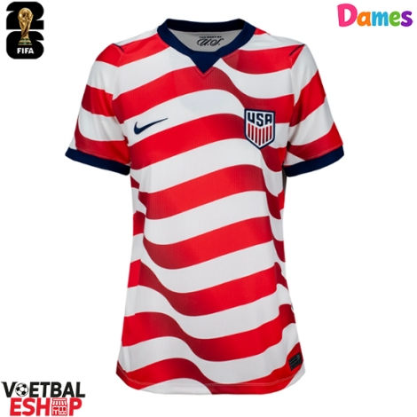 Verenigde Staten Tyler Adams #4 Thuis tenue Dames WK 2026 Korte Mouw