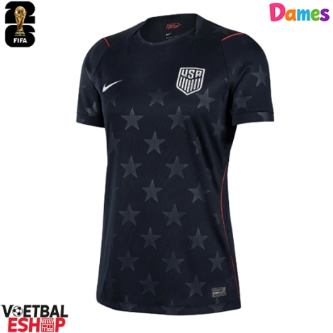 Verenigde Staten Tyler Adams #4 Uit tenue Dames WK 2026 Korte Mouw