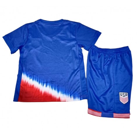 Verenigde Staten Uit tenue Kids Copa America 2024 Korte Mouw (+ Korte broeken)