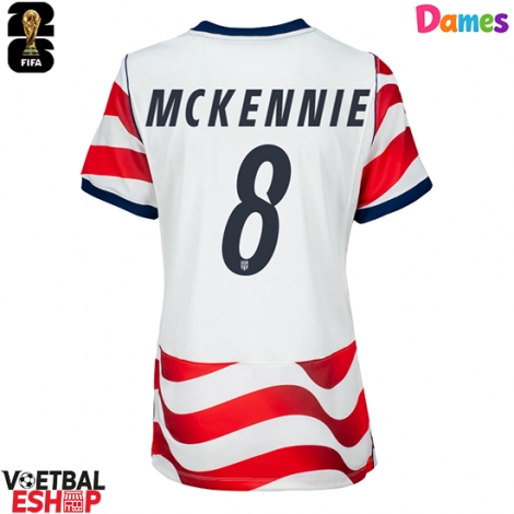 Verenigde Staten Weston McKennie #8 Thuis tenue Dames WK 2026 Korte Mouw