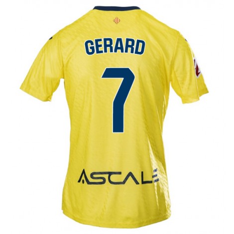 Villarreal Gerard Moreno #7 Thuis tenue 2025-26 Korte Mouw Villarreal Gerard Moreno #7 Thuis tenue 2025-26 Korte Mouw