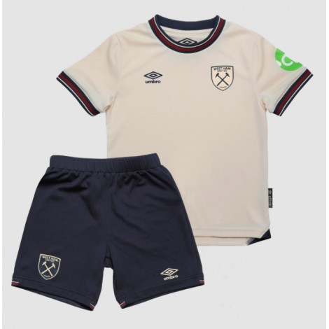 West Ham United Crysencio Summerville #7 Uit tenue Kids 2025-26 Korte Mouw (+ Korte broeken)