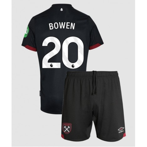 West Ham United Jarrod Bowen #20 Uit tenue Kids 2024-25 Korte Mouw (+ Korte broeken)