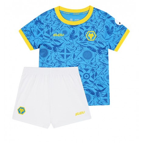 Wolves Hee-chan Hwang #11 Derde tenue Kids 2025-26 Korte Mouw (+ Korte broeken)