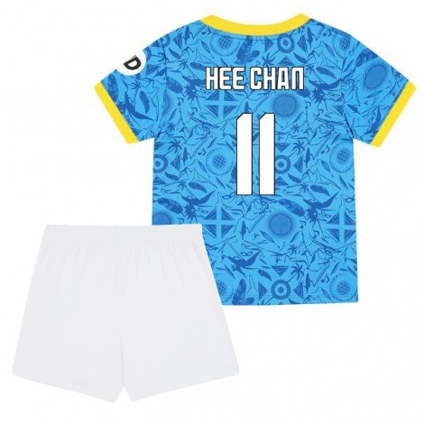 Wolves Hee-chan Hwang #11 Derde tenue Kids 2025-26 Korte Mouw (+ Korte broeken)