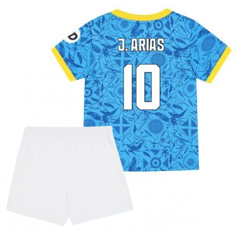 Wolves Jhon Arias #10 Derde tenue Kids 2025-26 Korte Mouw (+ Korte broeken)