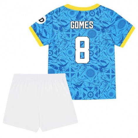 Wolves Joao Gomes #8 Derde tenue Kids 2025-26 Korte Mouw (+ Korte broeken)