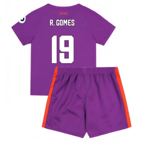 Wolves Rodrigo Gomes #19 Derde tenue Kids 2024-25 Korte Mouw (+ Korte broeken)