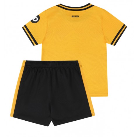 Wolves Thuis tenue Kids 2024-25 Korte Mouw (+ Korte broeken)
