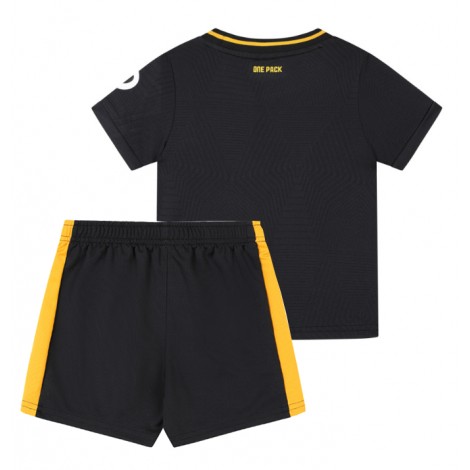 Wolves Uit tenue Kids 2024-25 Korte Mouw (+ Korte broeken)