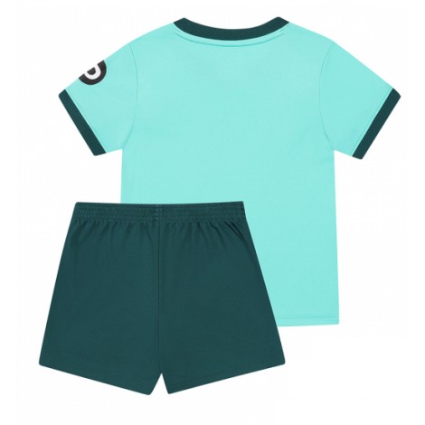 Wolves Uit tenue Kids 2025-26 Korte Mouw (+ Korte broeken)