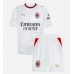 AC Milan Rafael Leao #10 Uit tenue Kids 2026-27 Korte Mouw (+ Korte broeken)