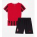 AC Milan Thuis tenue Kids 2024-25 Korte Mouw (+ Korte broeken)