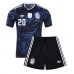 Argentinië Alexis Mac Allister #20 Uit tenue Kids WK 2026 Korte Mouw (+ Korte broeken)
