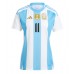 Argentinië Angel Di Maria #11 Thuis tenue Dames Copa America 2024 Korte Mouw