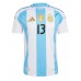 Argentinië Cristian Romero #13 Thuis tenue Copa America 2024 Korte Mouw