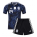 Argentinië Enzo Fernandez #24 Uit tenue Kids WK 2026 Korte Mouw (+ Korte broeken)