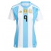 Argentinië Julian Alvarez #9 Thuis tenue Dames Copa America 2024 Korte Mouw