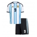 Argentinië Julian Alvarez #9 Thuis tenue Kids WK 2026 Korte Mouw (+ Korte broeken)