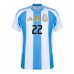 Argentinië Lautaro Martinez #22 Thuis tenue Copa America 2024 Korte Mouw