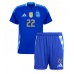 Argentinië Lautaro Martinez #22 Uit tenue Kids Copa America 2024 Korte Mouw (+ Korte broeken)