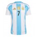 Argentinië Rodrigo De Paul #7 Thuis tenue Copa America 2024 Korte Mouw