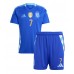 Argentinië Rodrigo De Paul #7 Uit tenue Kids Copa America 2024 Korte Mouw (+ Korte broeken)