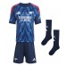 Arsenal Cristhian Mosquera #3 Uit tenue Kids 2025-26 Korte Mouw (+ Korte broeken)