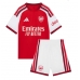 Arsenal Piero Hincapie #5 Thuis tenue Kids 2026-27 Korte Mouw (+ Korte broeken)