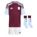 Aston Villa Ian Maatsen #22 Thuis tenue Kids 2024-25 Korte Mouw (+ Korte broeken)