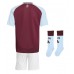 Aston Villa Thuis tenue Kids 2024-25 Korte Mouw (+ Korte broeken)