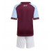 Aston Villa Thuis tenue Kids 2025-26 Korte Mouw (+ Korte broeken)