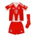 Bayern Munich Jonathan Tah #4 Thuis tenue Kids 2025-26 Korte Mouw (+ Korte broeken)