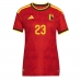 België Michy Batshuayi #23 Thuis tenue Dames WK 2026 Korte Mouw