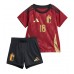 België Orel Mangala #18 Thuis tenue Kids EK 2024 Korte Mouw (+ Korte broeken)
