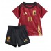 België Romelu Lukaku #10 Thuis tenue Kids EK 2024 Korte Mouw (+ Korte broeken)