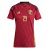 België Timothy Castagne #21 Thuis tenue Dames EK 2024 Korte Mouw