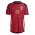 België Timothy Castagne #21 Thuis tenue EK 2024 Korte Mouw