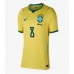 Brazilië Bruno Guimaraes #8 Thuis tenue Dames WK 2026 Korte Mouw