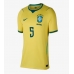 Brazilië Casemiro #5 Thuis tenue Dames WK 2026 Korte Mouw