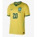 Brazilië Lucas Paqueta #20 Thuis tenue WK 2026 Korte Mouw