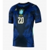 Brazilië Lucas Paqueta #20 Uit tenue WK 2026 Korte Mouw
