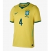 Brazilië Marquinhos #4 Thuis tenue WK 2026 Korte Mouw