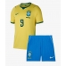 Brazilië Matheus Cunha #9 Thuis tenue Kids WK 2026 Korte Mouw (+ Korte broeken)