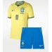 Brazilië Raphinha Belloli #11 Thuis tenue Kids WK 2026 Korte Mouw (+ Korte broeken)