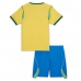 Brazilië Thuis tenue Kids WK 2026 Korte Mouw (+ Korte broeken)