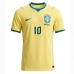 Brazilië Vinicius Junior #10 Thuis tenue WK 2026 Korte Mouw