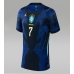 Brazilië Vinicius Junior #7 Uit tenue Dames WK 2026 Korte Mouw