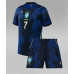 Brazilië Vinicius Junior #7 Uit tenue Kids WK 2026 Korte Mouw (+ Korte broeken)